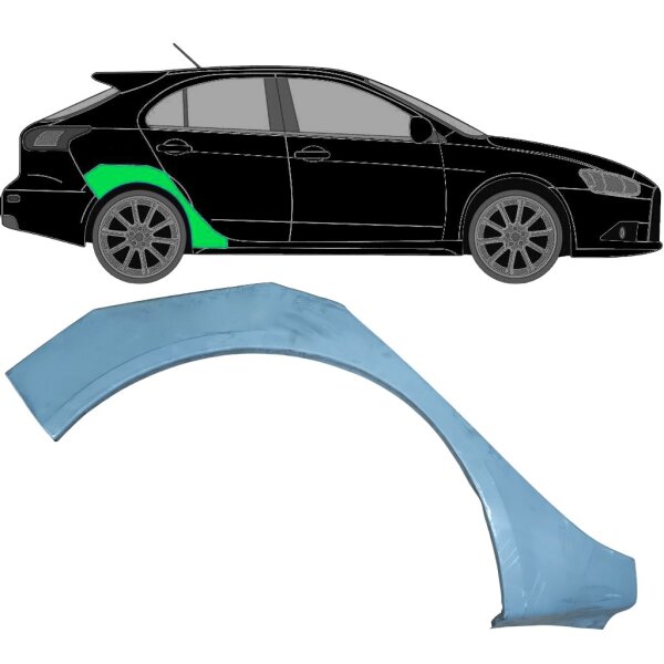 Hinten Radlauf Blech für Mitsubishi  Lancer Ab 2007 rechts