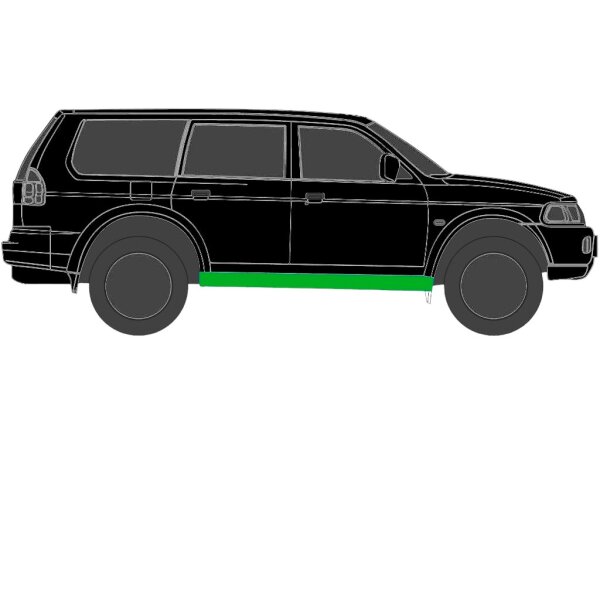 Schweller Blech Satz für Mitsubishi  Pajero Sport 1996 - 2008 rechts & links