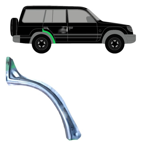 Hinten Radlauf Blech für Mitsubishi  Pajero 1991 - 1999 rechts