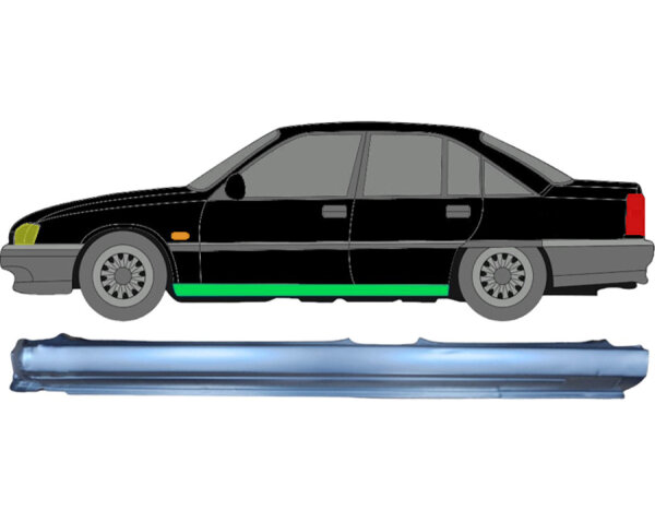 Schweller Blech für Opel Vauxhall Omega A 1986 - 1993 links