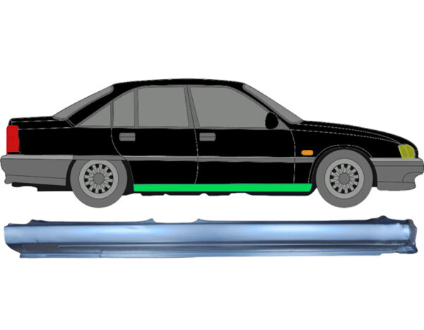 Schweller Blech für Opel Vauxhall Omega A 1986 - 1993 rechts