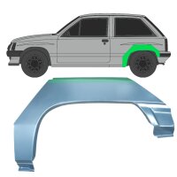 Hinten 3 Tür Radlauf Blech für Opel Vauxhall Corsa A 1982 - 1993 links