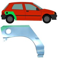 Hinten 3 Tür Radlauf Blech für Renault Clio I...