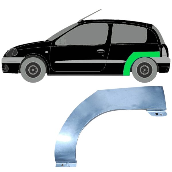 5 Tür Voll Schweller Blech für Renault Megane II 2003 - 2012 rechts