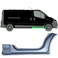 Vorne 1/3 Schweller Blech für Opel Vauxhall Vivaro 2001 - 2014 rechts