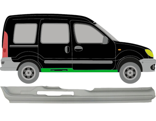 5 Tür Schweller Blech für Renault Kangoo 1997 - 2008 rechts