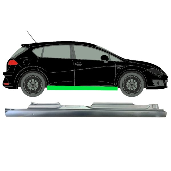 Voll Schweller Blech für Seat Leon 2005 - 2012 links