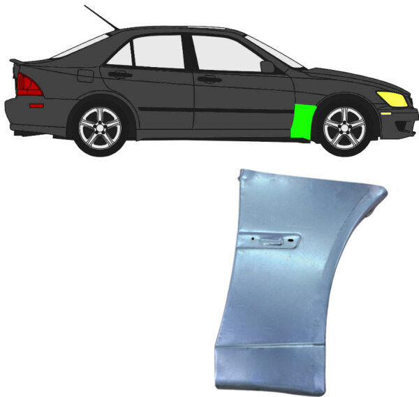 Vorne Kotflügel Blech für Lexus Is 200 1998 - 2005 rechts