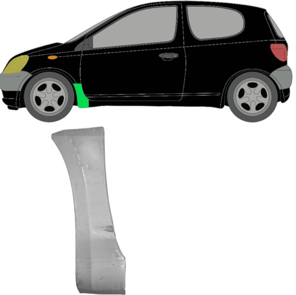 Vorne Kotflügel Blech für Toyota Yaris 1999 - 2005 links