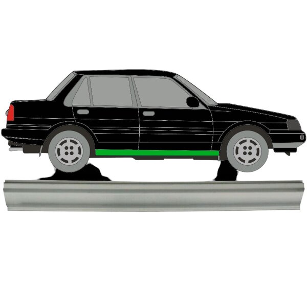 Schweller Blech für Toyota Corolla E8 1983 - 1988 links Unterteil