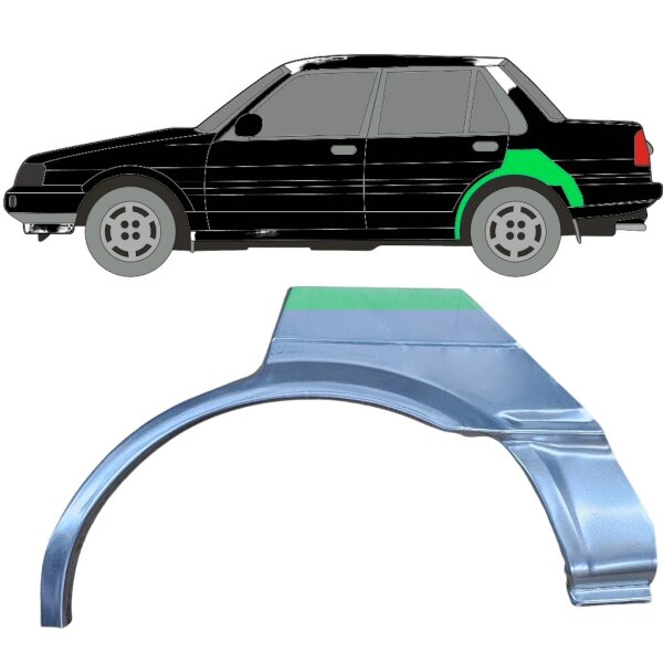 Schweller Blech für Toyota Corolla E8 1983 - 1988 rechts Unterteil