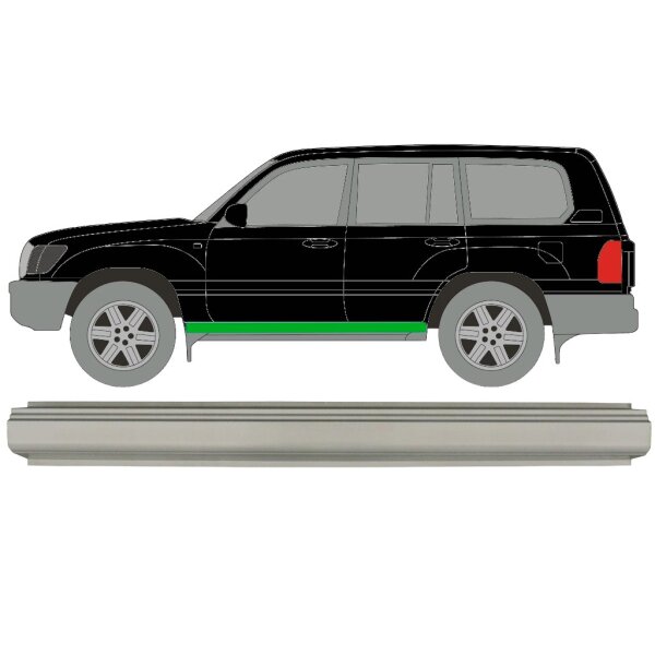 Innen Schweller Blech Satz für Toyota Land Cruiser 03 - 10 rechts & links