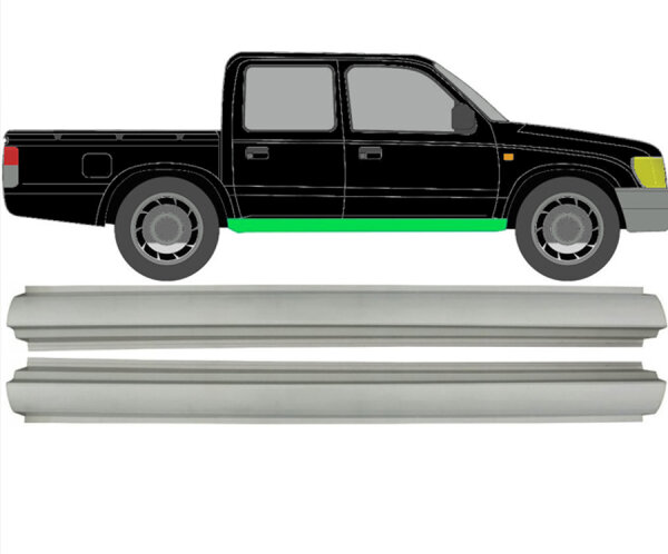 Schweller Blech Satz für Toyota Hilux 2001 - 2005 rechts & links Unterteil