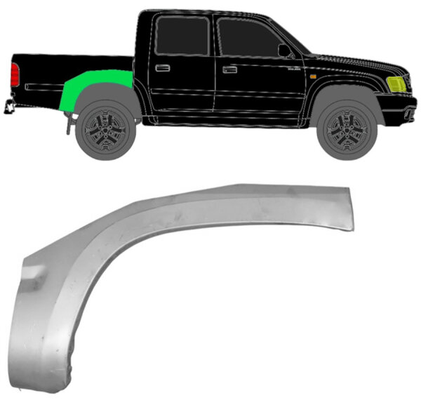 Hinten Kotflügel Blech für Toyota Hilux 2001 - 2005 rechts