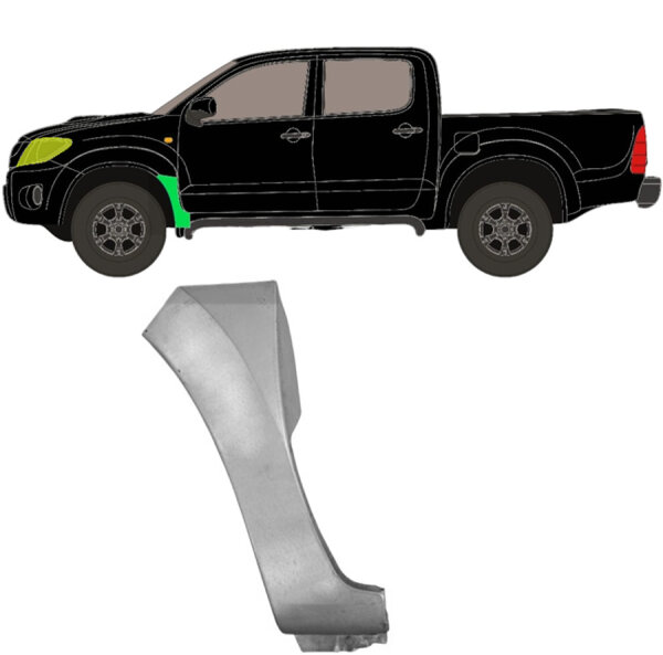 Vorne Kotflügel Blech für Toyota Hilux 2005 - 2015 links