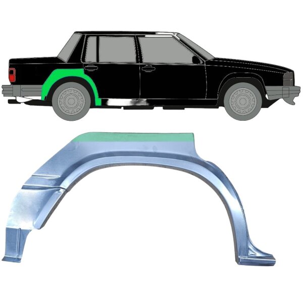 Hinten Radlauf Blech für Volvo 740 1982 - 1992 links