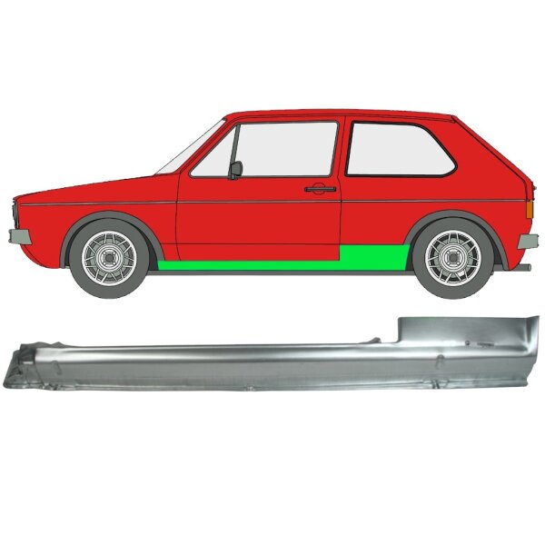 Hinten 5 - D Radlauf Blech für Volkswagen Polo 9n 2001 - 2009 links