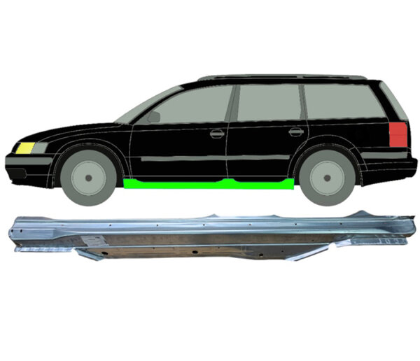 Voll Schweller Blech für Volkswagen Passat B5 1996 - 2005 links