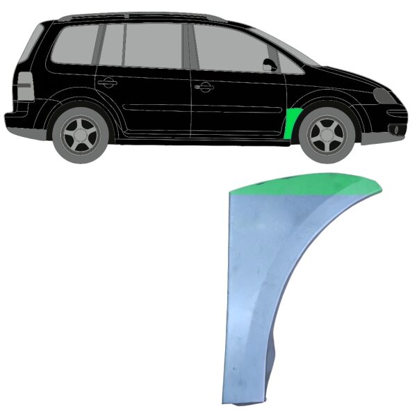 Vorne Kotflügel Blech Für Volkswagen Touran 2003 bis 2015 Links