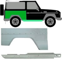 Schweller & Kotflügel hinten Satz für Mercedes G Klasse 3Tür ab 79 W460 W463 links