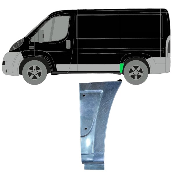 Hinten Kurz Kotflügel Blech Für Fiat Ducato Ab 2006 Links