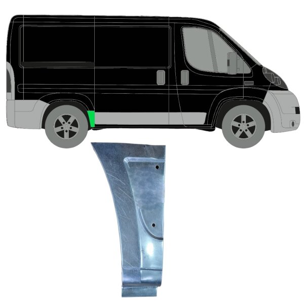 Hinten Kurz Kotflügel Blech Für Fiat Ducato Ab 2006 Rechts