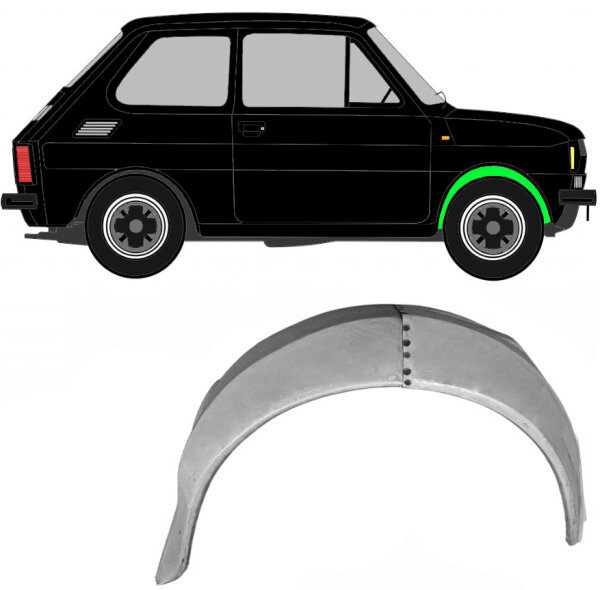 Kotflügel Blech innen vorne für Fiat 126p 1972 - 1978 rechts