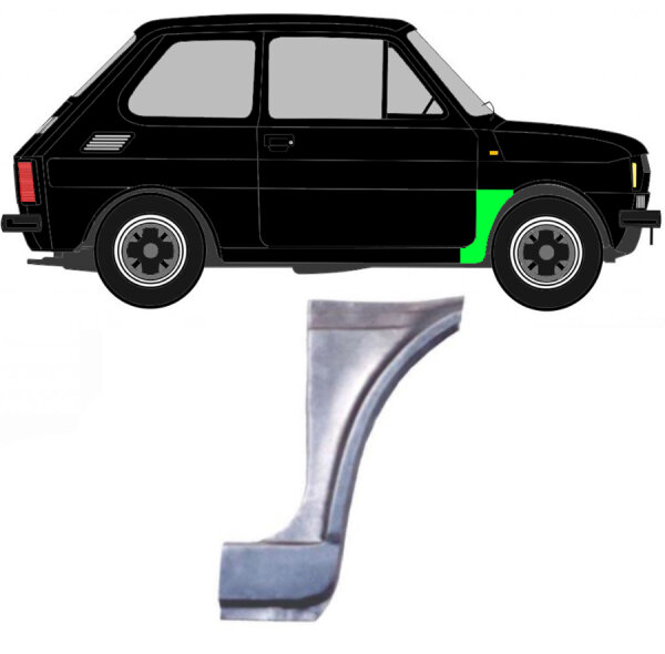 Kotflügel Blech vorne für Fiat 126p 1972 - 1994 rechts