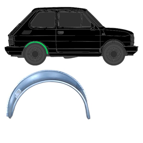 Radlauf Reparaturblech für Fiat 126p 1972 - 2000 links