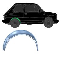 Radlauf Reparaturblech für Fiat 126p 1972 - 2000 links