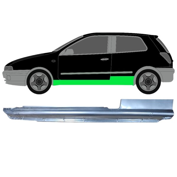 5 Tür Schweller Blech für Fiat Punto 1993 - 1999 rechts