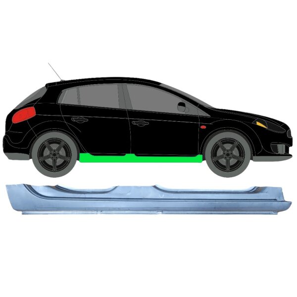 Schweller Blech für Fiat Bravo II 2007 - 2014 links