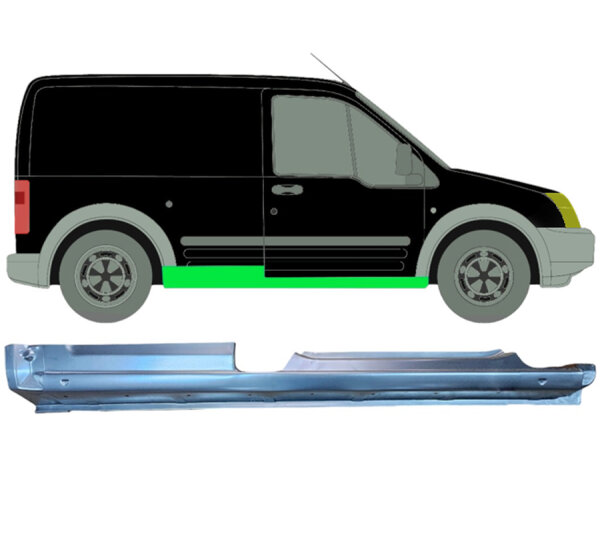 2 Tür Voll Schweller für Ford Transit Connect 2003 - 2013 rechts