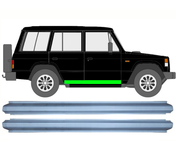 Schweller Blech Satz für Mitsubishi Pajero 1982 - 1992 rechts & links