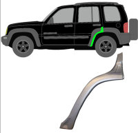 Radlauf hinten Reparaturblech für Jeep Liberty 2001...