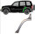 Radlauf hinten Reparaturblech für Jeep Liberty 2001 - 2008 links