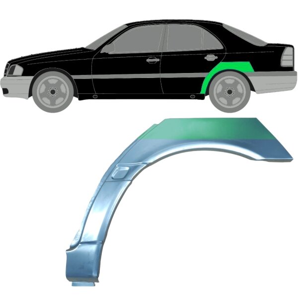 Voll Schweller Blech für Mercedes 190 W201 1982 - 1993 rechts