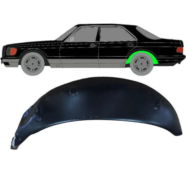 Hinten Innen Radlauf Blech für Mercedes S - Klasse W126 1979 - 1991 links