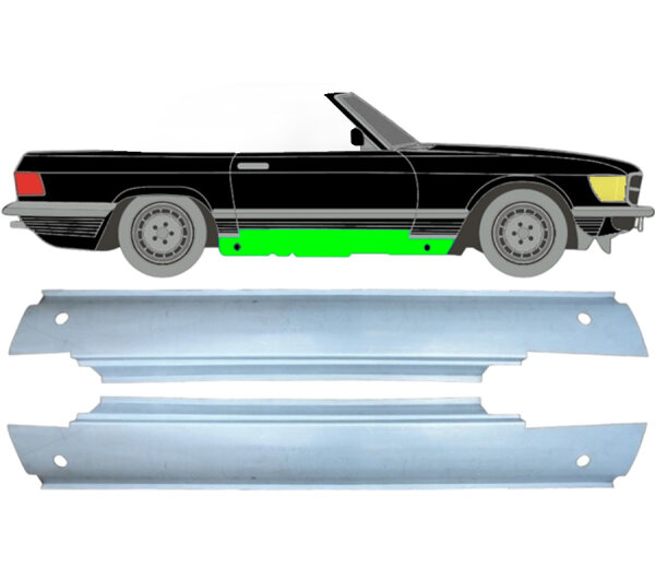 Schweller Blech für Mercedes Slc Sl R107 Cabrio 1971 - 1989 links & rechts