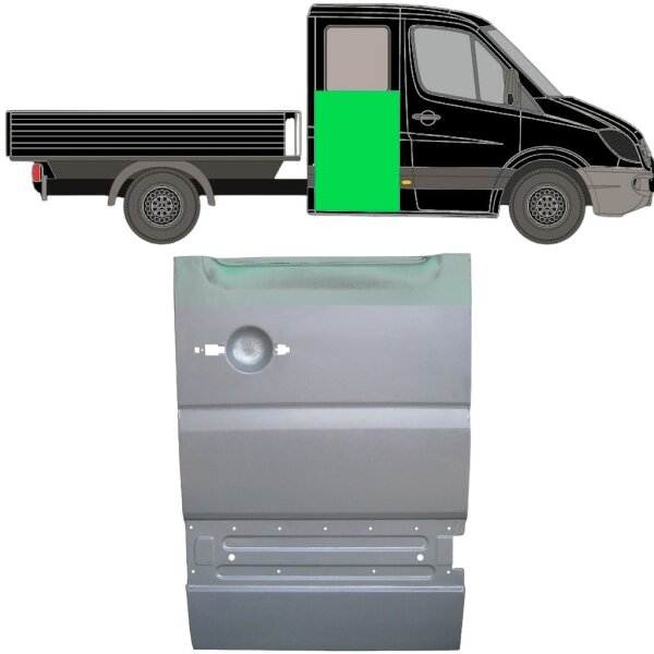 Doppel Kabine Hinten Tür Blech Panel für Mercedes Sprinter Ab 2006 rechts