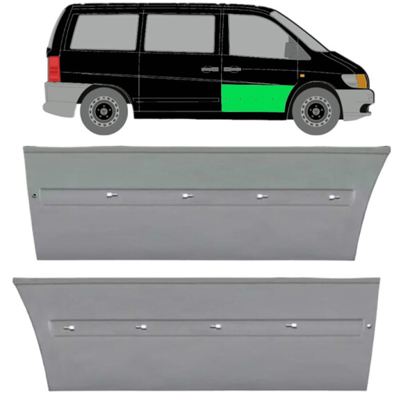 Vorne Tür Blech Satz für Mercedes Vito W638 1996 - 2003 links & rechts