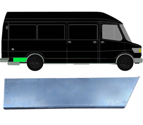 Lang Hinten Kotflügel Blech für Mercedes T1 207 1977 - 1996 rechts