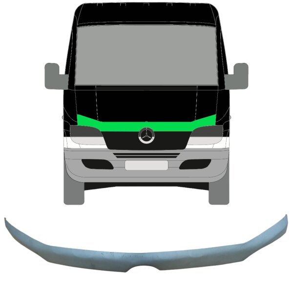 Hinten Stossstange für Mercedes Sprinter 1995 - 2006 rechts