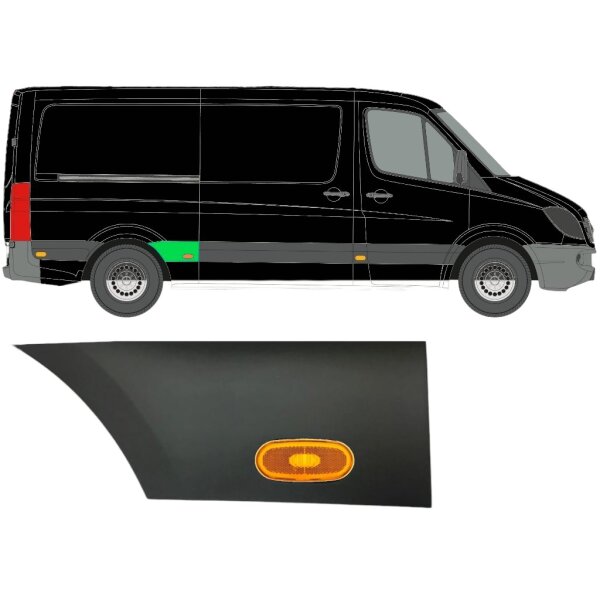 Hinten Kotflügel Seitenleiste Und Heckleuchte Für Mercedes Sprinter Ab 2006 Rechts