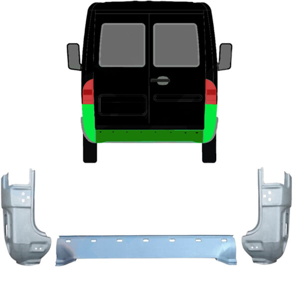 Hinten Blech Satz für Mercedes Sprinter 1995 - 2006