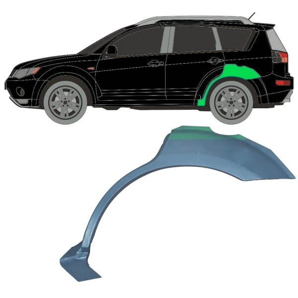 Vorne Kotflügel Blech Für Mitsubishi Outlander 2007 Bis 2012 Rechts