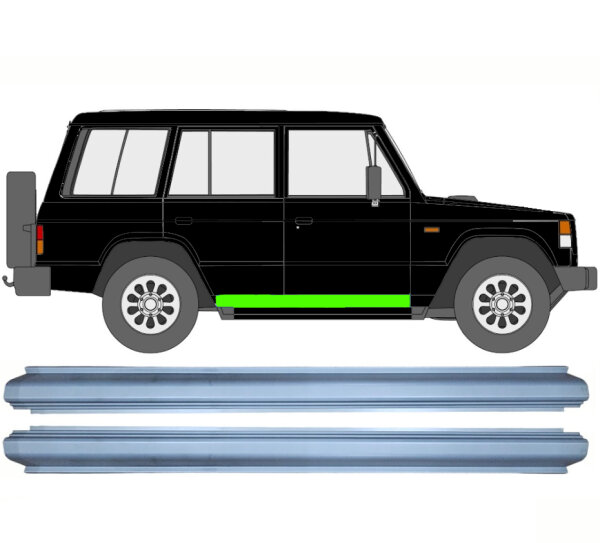 Schweller Blech Satz für Mitsubishi Pajero 1982 - 1992 rechts & links