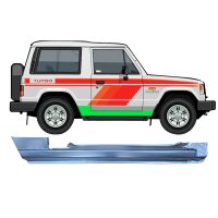 Voll Schweller Blech für Mitsubishi  Pajero 1982 - 1992 links