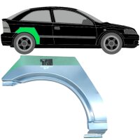 Hinten 3 Tür Radlauf Blech für Opel Astra G 1999 - 2009 rechts