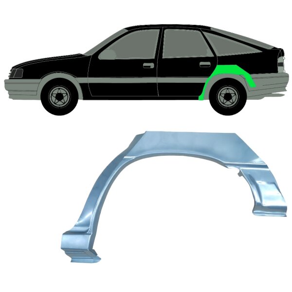 Hinten Radlauf Blech für Opel Vectra 1988 - 1995 links